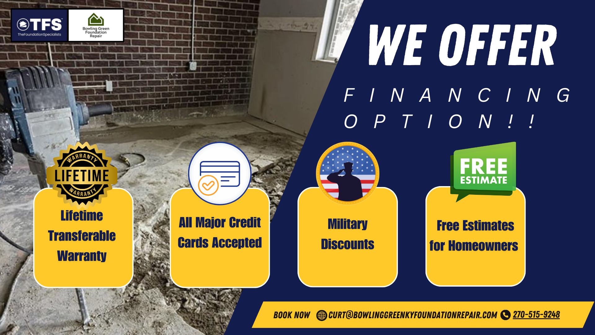 TFS BANNER Bowling Green Foundation Repair