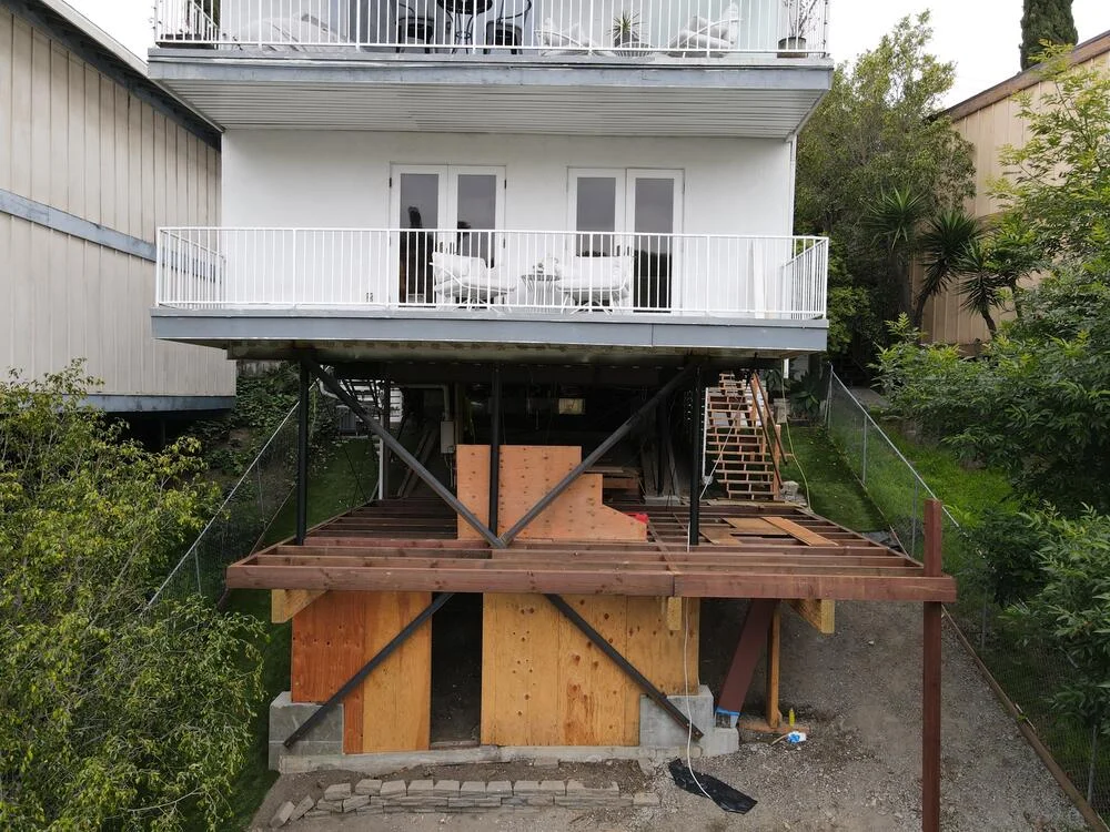 elevated pilings or stillts foundation repair bowling green, ky